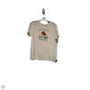 Top Short Sleeve Basic By Loft In Cream, Size: L