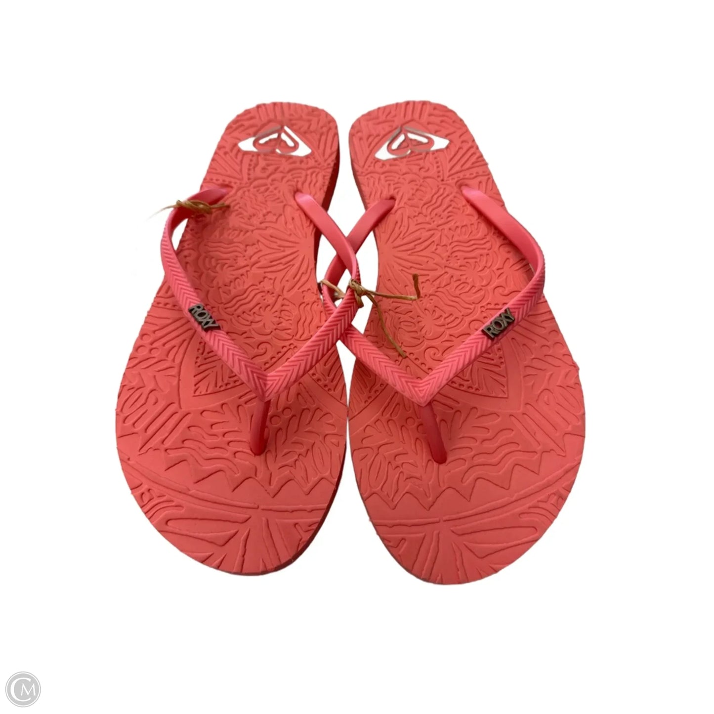 Sandals Flip Flops By Roxy In Coral, Size: 10