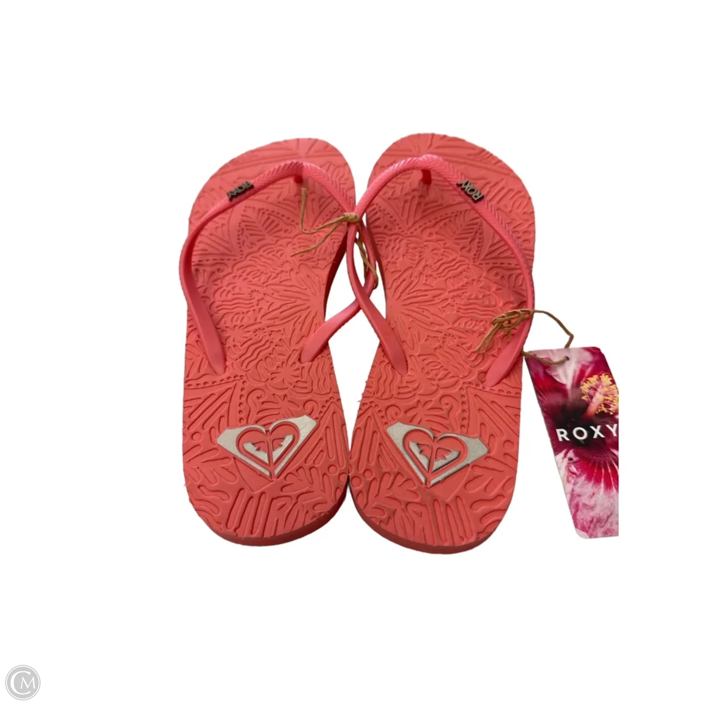 Sandals Flip Flops By Roxy In Coral, Size: 10