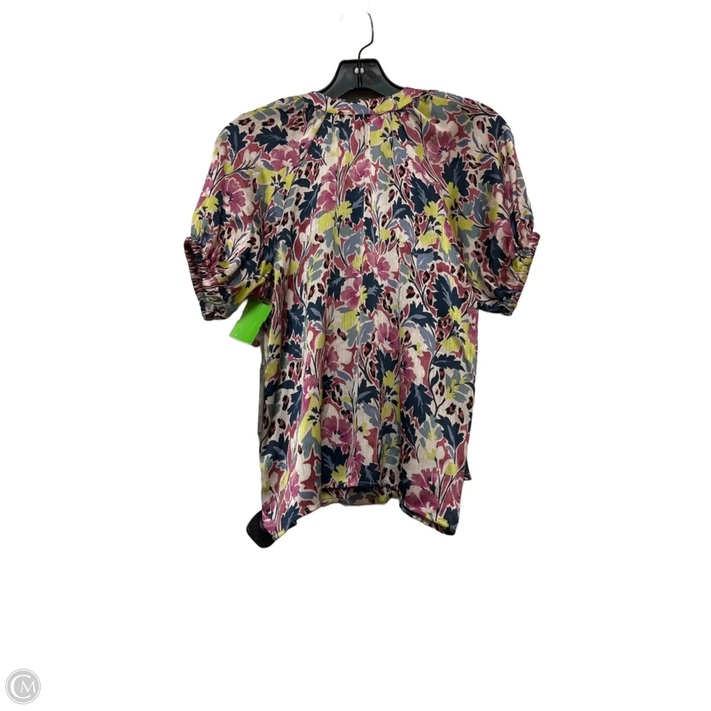 Top Short Sleeve By Vince Camuto In Floral Print, Size: Sp