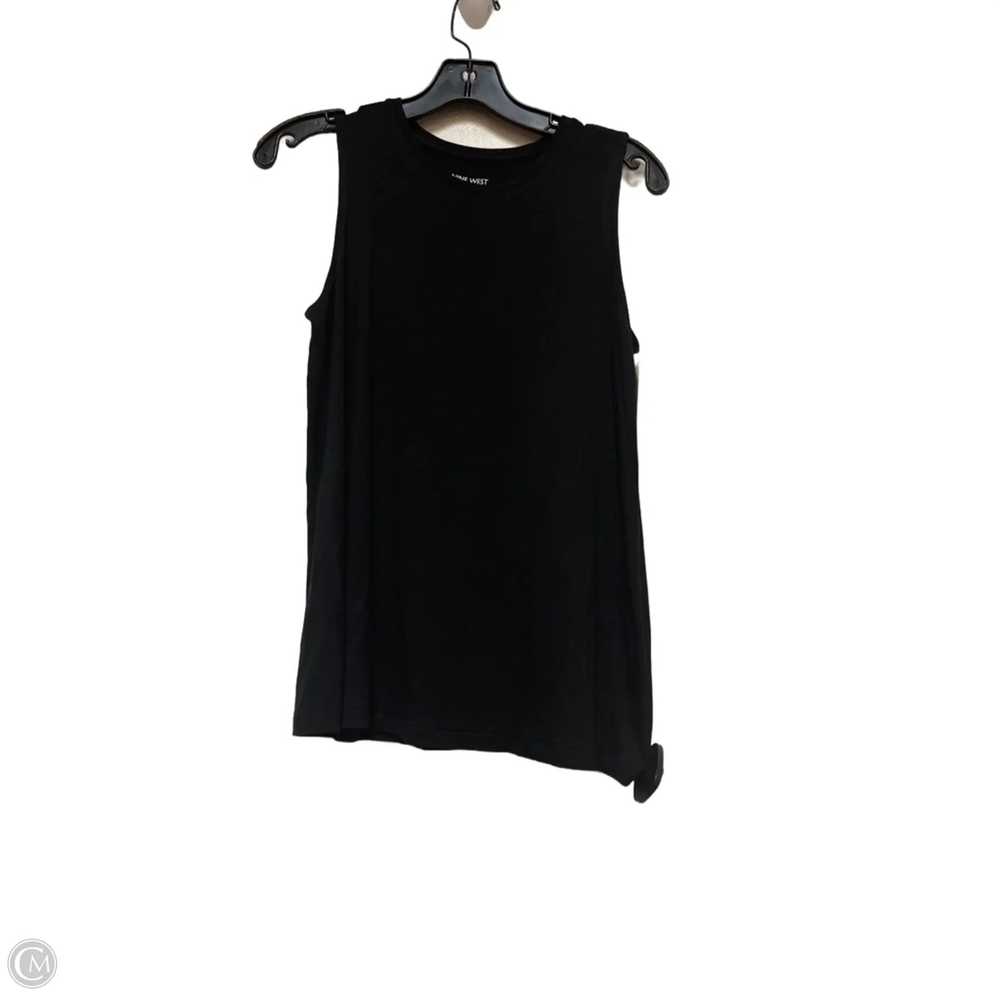 Top Sleeveless Basic By Nine West In Black, Size: S