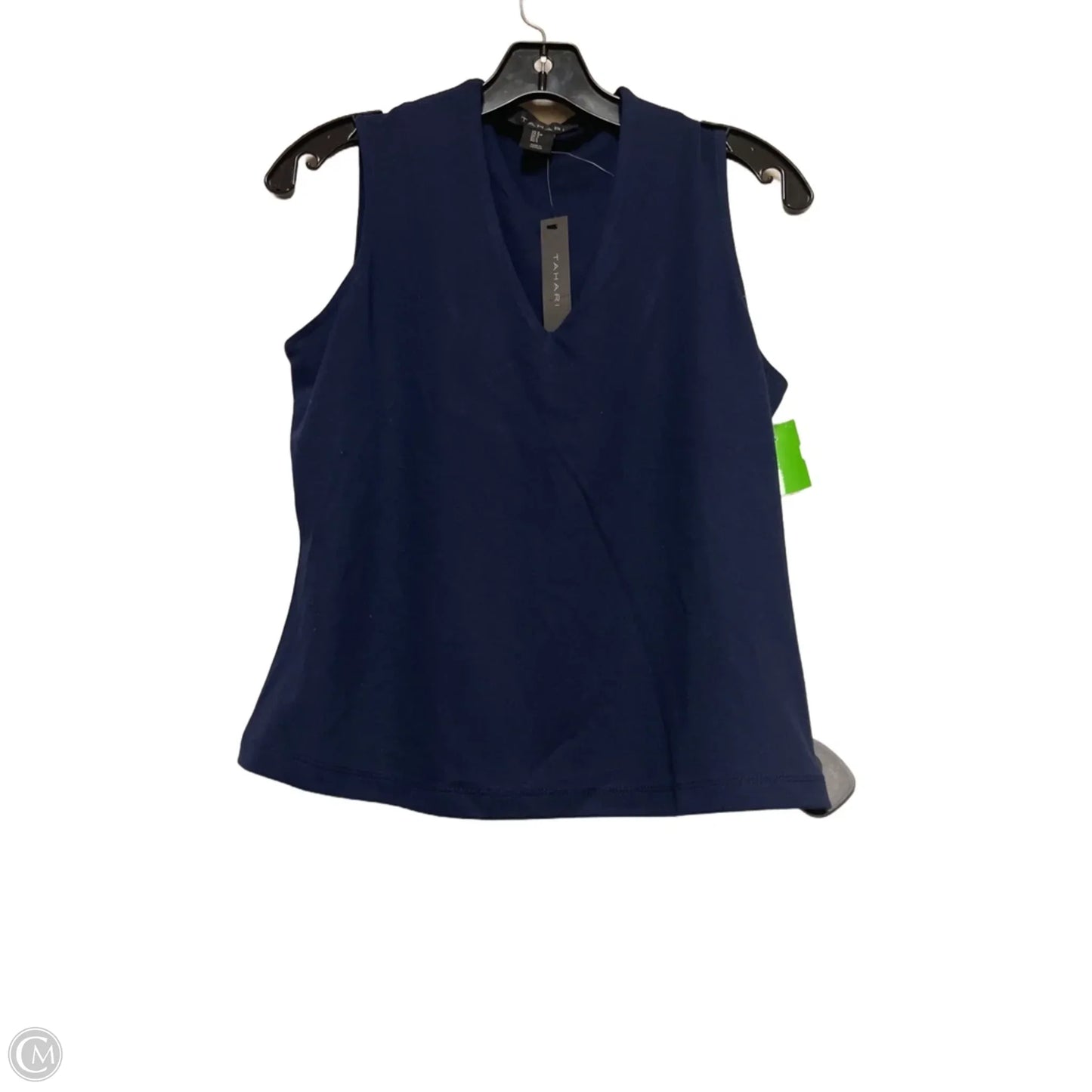 Top Sleeveless Basic By Tahari In Navy, Size: S