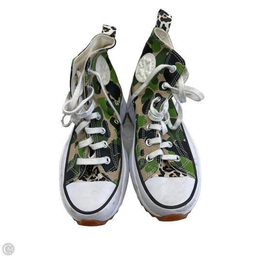 Shoes Sneakers Platform By Converse In Camouflage Print, Size: 5.5
