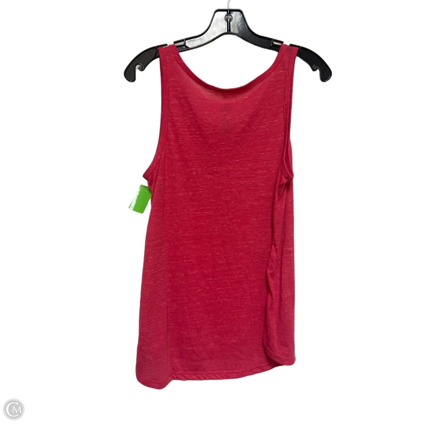 Top Sleeveless Basic By Disney Store In Pink & Silver, Size: M