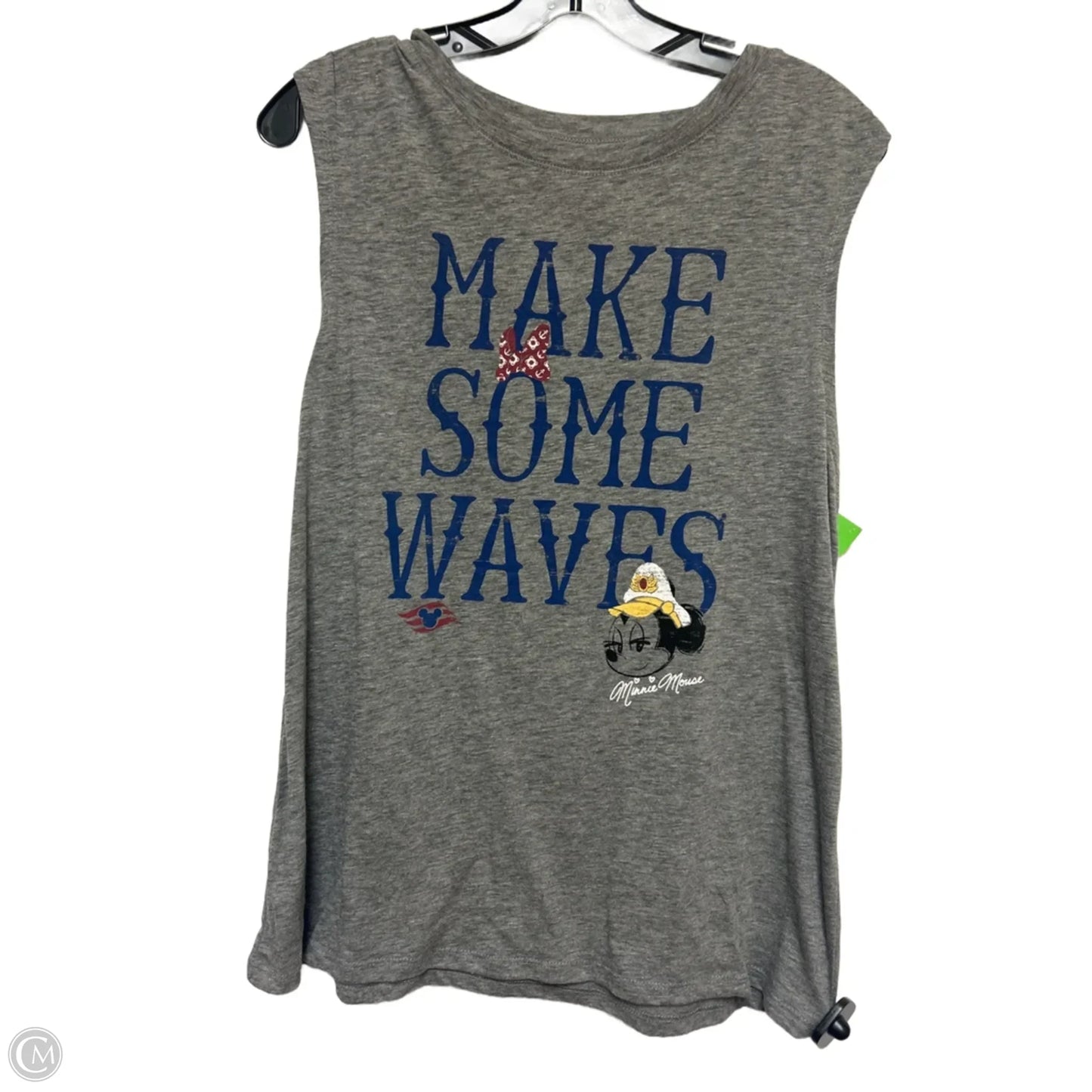 Top Sleeveless Basic By Disney Store In Grey, Size: L