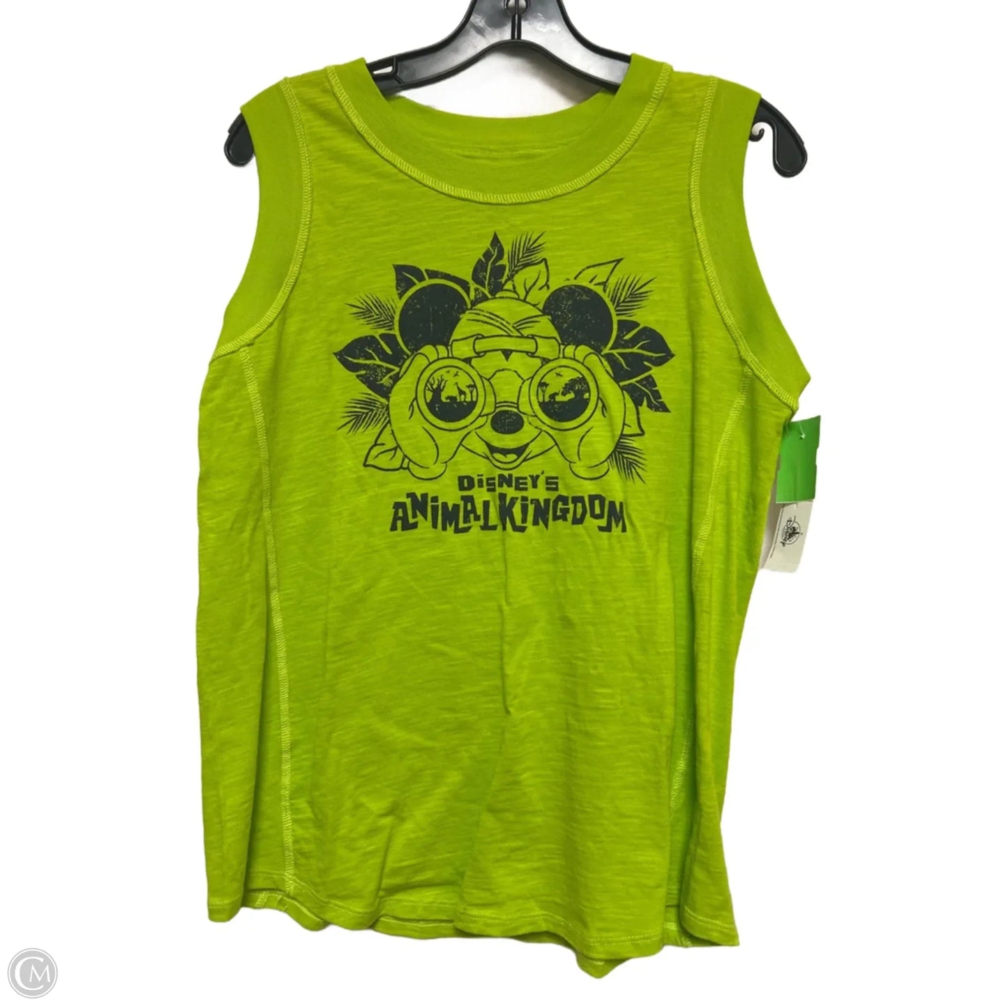 Top Sleeveless Basic By Disney Store In Green, Size: M