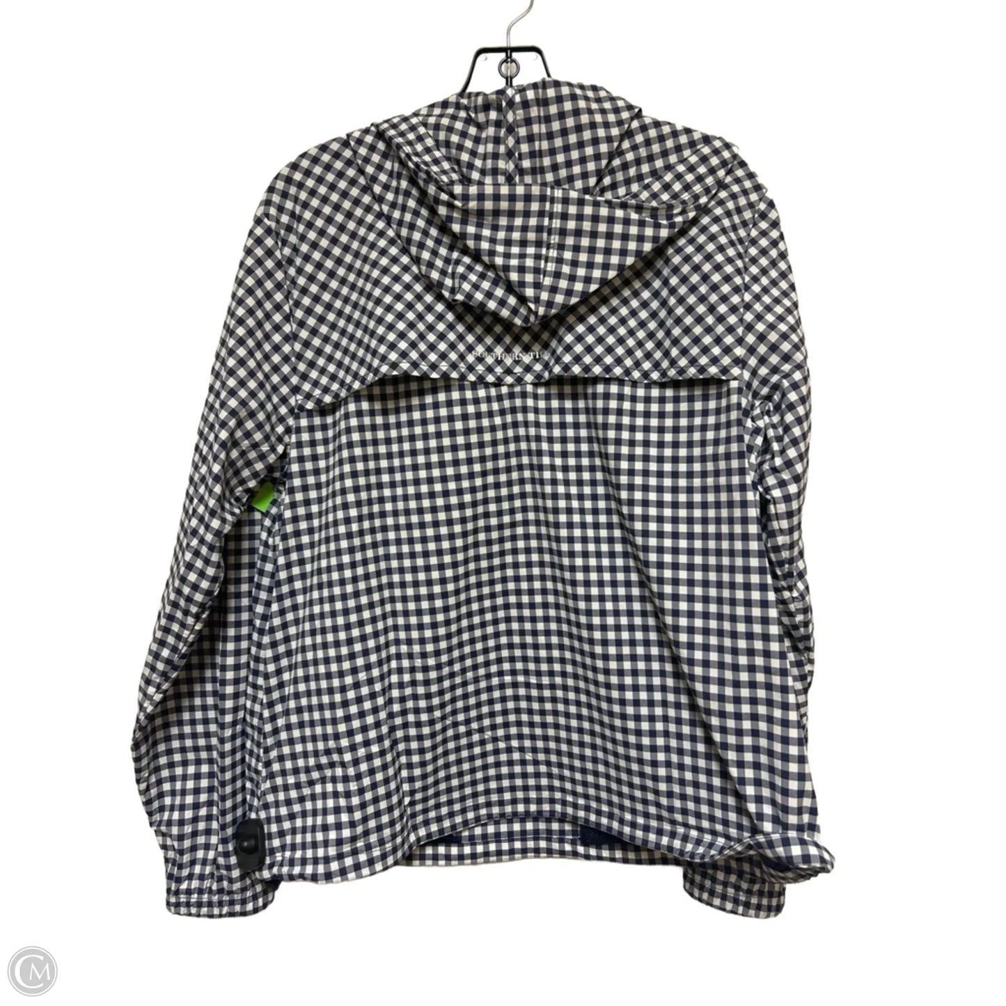 Jacket Windbreaker By Southern Tide In Plaid Pattern, Size: M