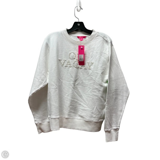 Sweatshirt Designer By Lilly Pulitzer In White, Size: Xs