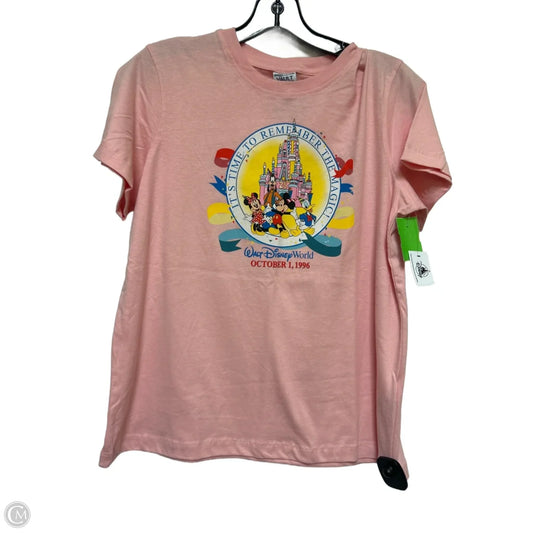 Top Short Sleeve Basic By Disney Store In Pink, Size: Xs