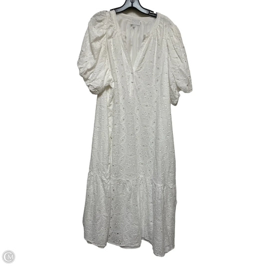 Dress Casual Midi By Sugar Lips In White, Size: 3x