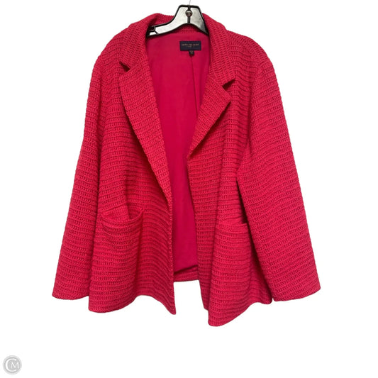 Blazer By Skies Are Blue In Pink, Size: 2x