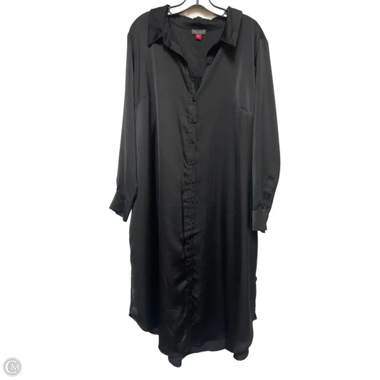 Dress Casual Midi By Vince Camuto In Black, Size: 3x