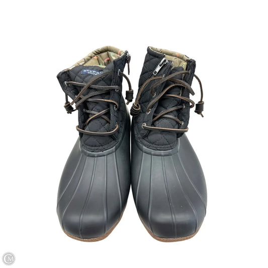 Boots Rain By Sperry In Black, Size: 10