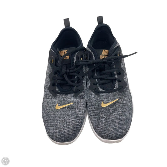 Shoes Athletic By Nike In Black & Grey, Size: 8