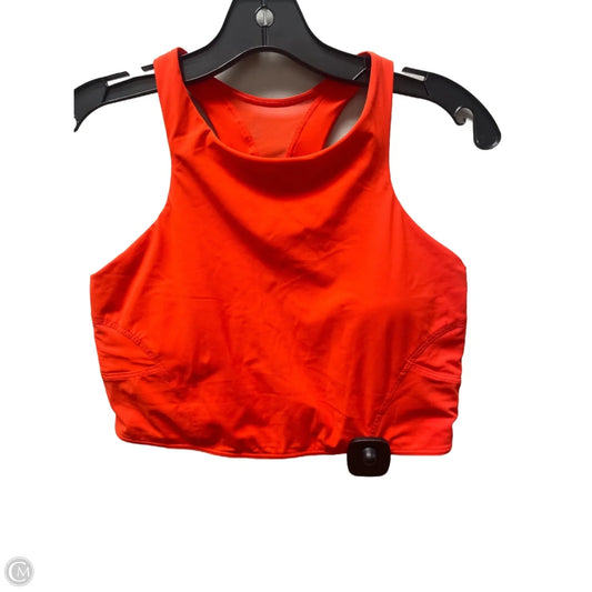 Athletic Bra By Lululemon In Orange, Size: 12