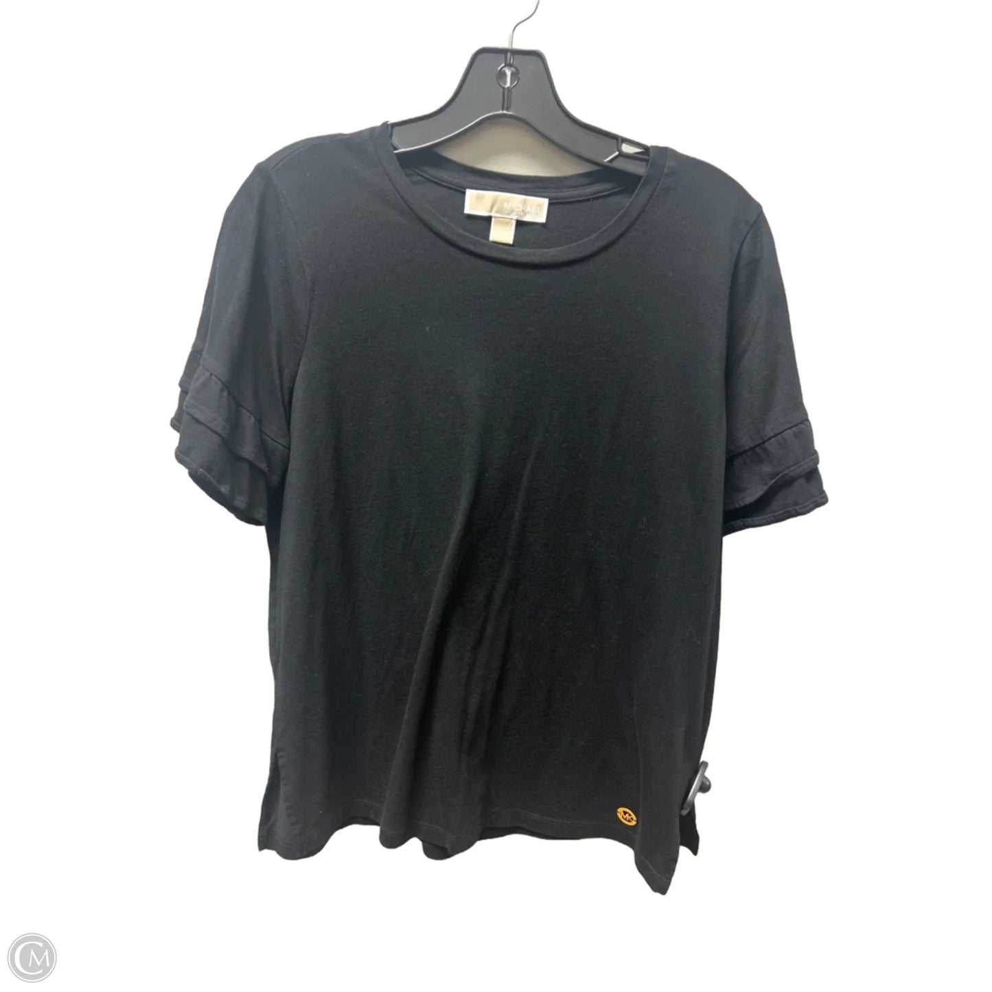 Top Short Sleeve Basic By Michael By Michael Kors In Black, Size: M