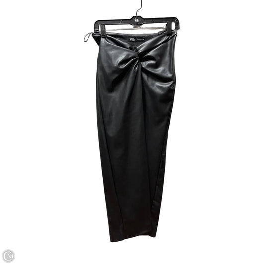Skirt Maxi By Zara In Black, Size: S