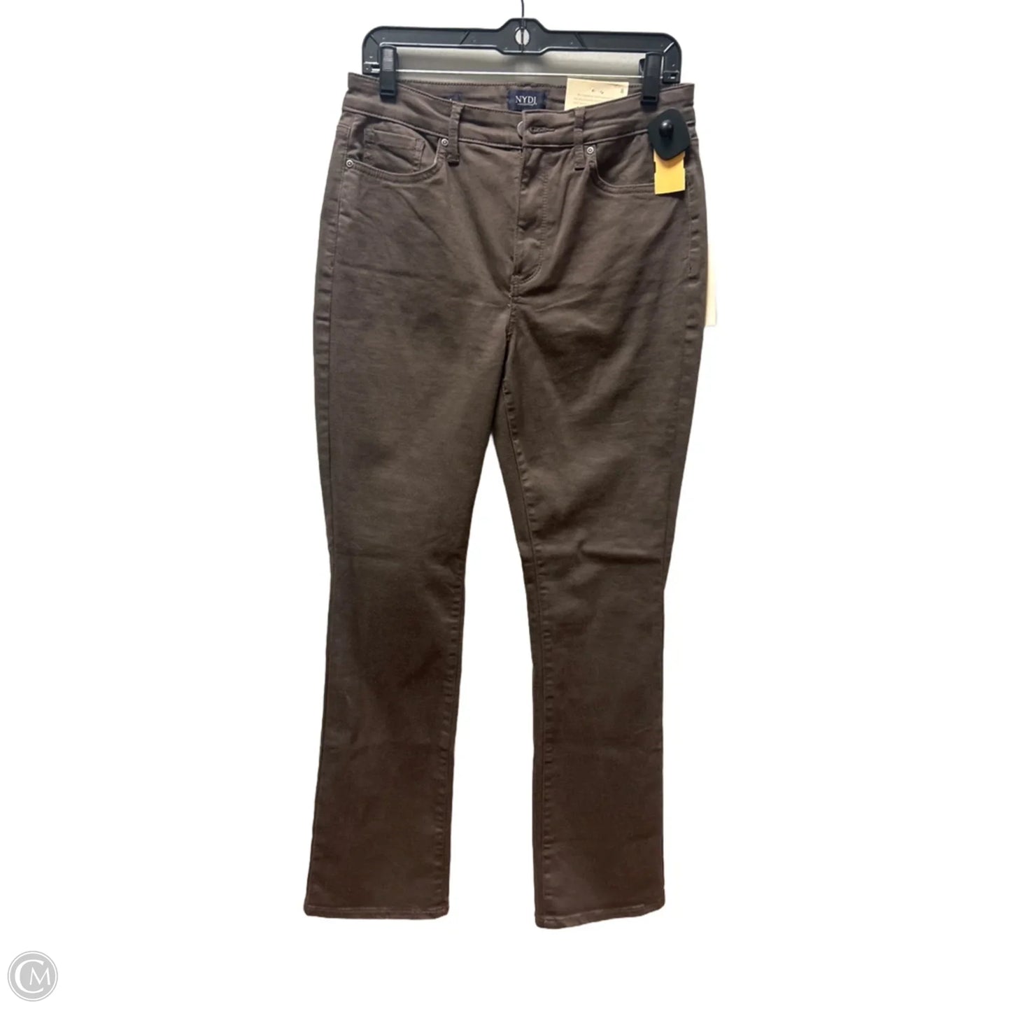Jeans Boot Cut By Not Your Daughters Jeans In Brown Denim, Size: 8