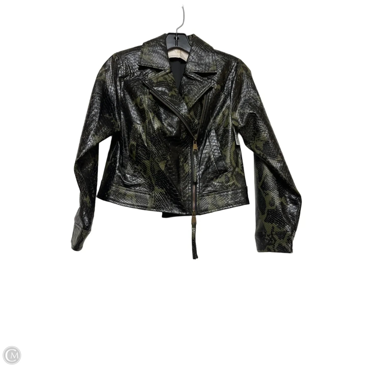 Jacket Moto By Ramy Brook In Snakeskin Print, Size: Xs
