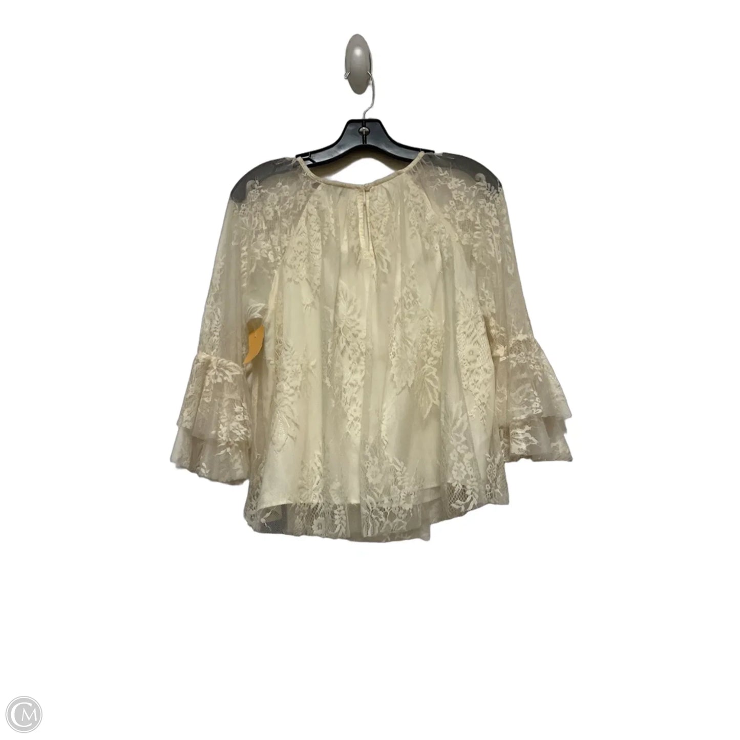 Top Long Sleeve By Loft In Cream, Size: Sp