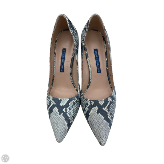 Shoes Designer By Stuart Weitzman In Snakeskin Print, Size: 6