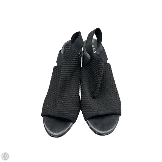 Sandals Heels Block By Anne Klein In Black, Size: 6.5