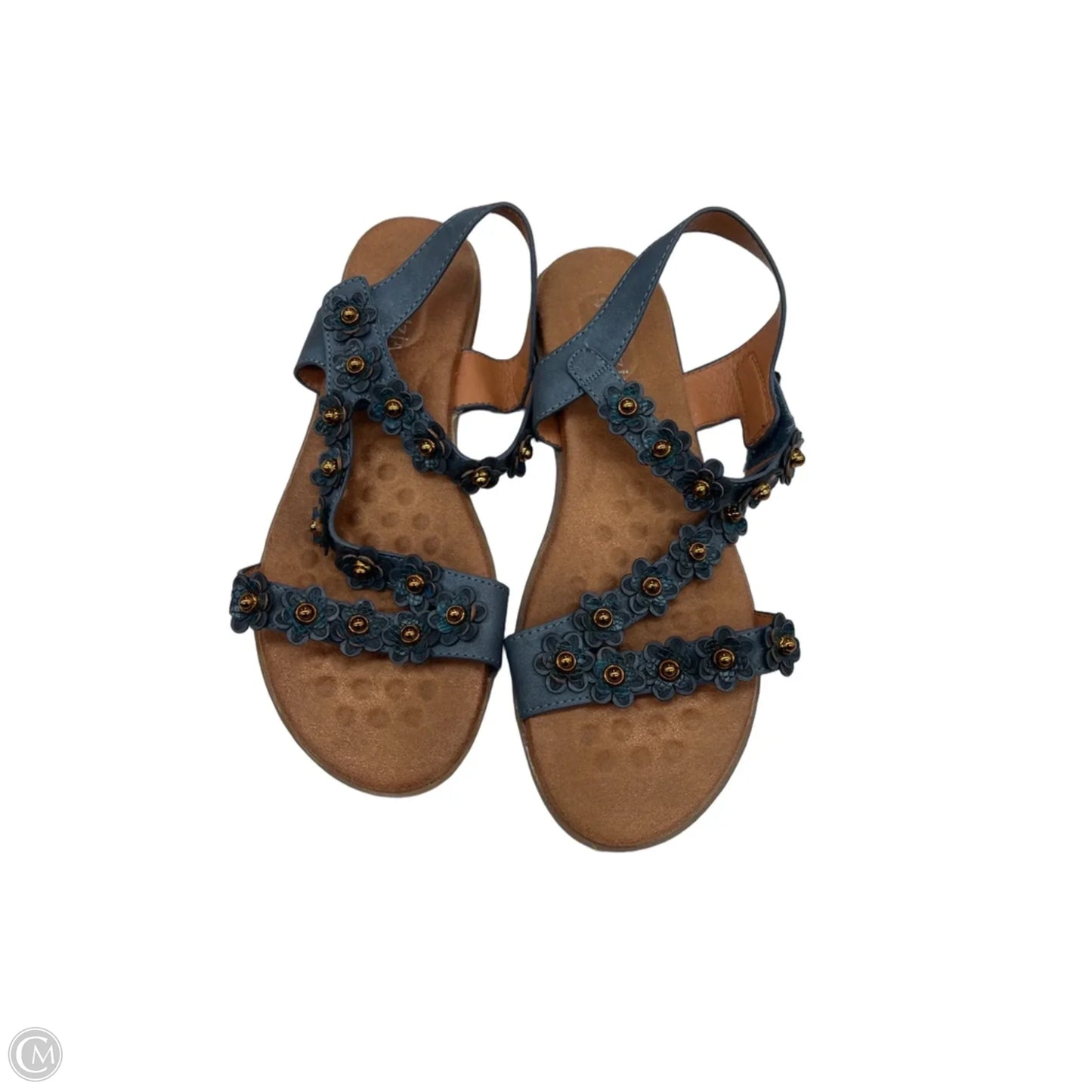 Sandals Flats By Spring Step In Navy, Size: 10