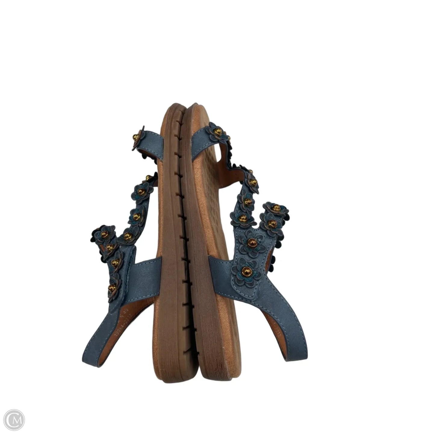 Sandals Flats By Spring Step In Navy, Size: 10