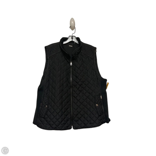 Vest Other By Chicos In Black, Size: Xxl