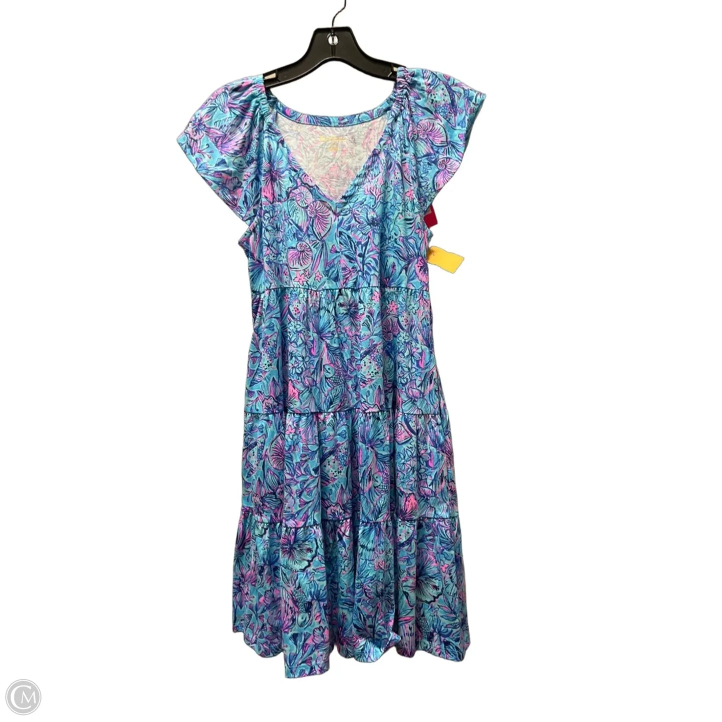 Dress Designer By Lilly Pulitzer In Blue & Pink, Size: Xxs