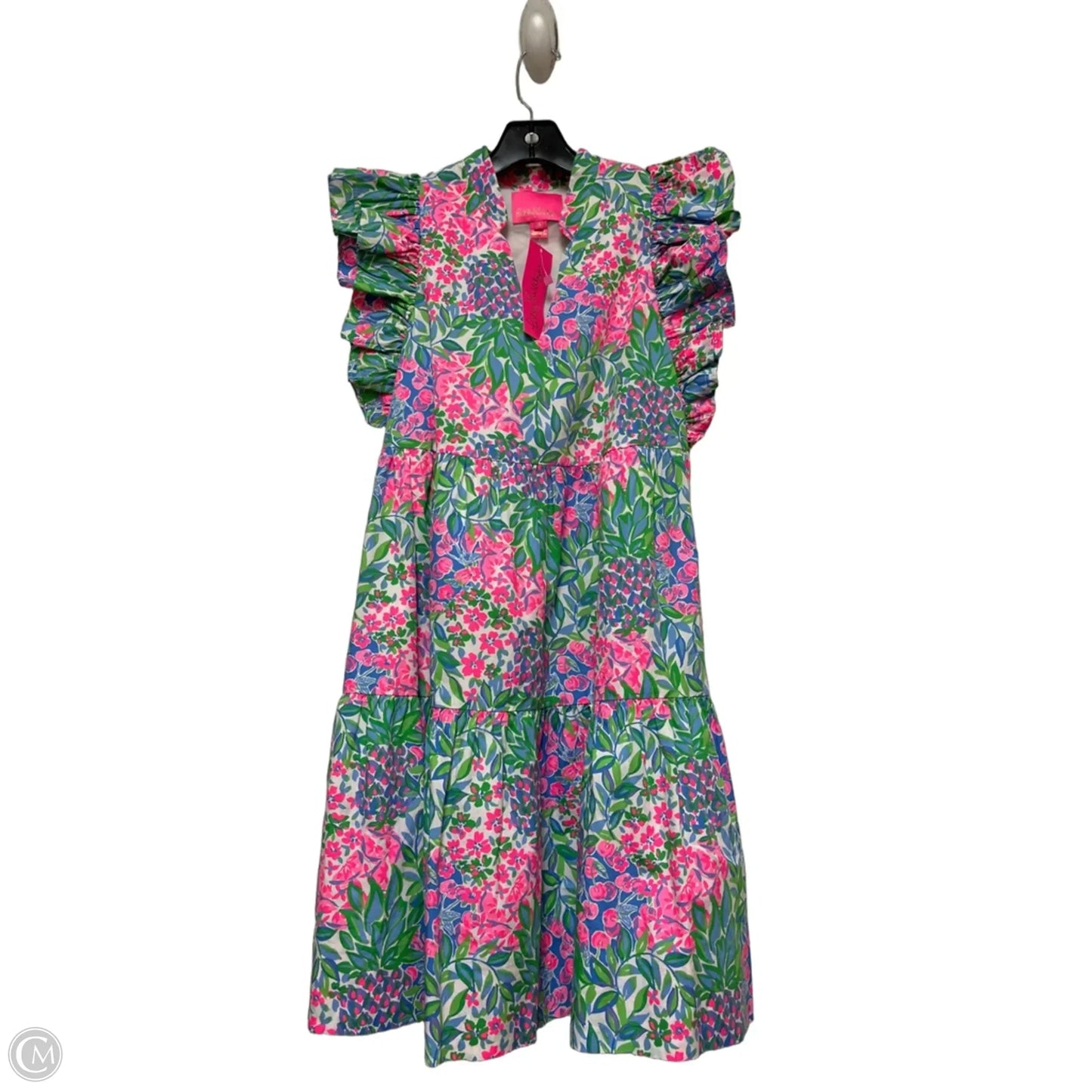 Dress Designer By Lilly Pulitzer In Floral Print, Size: Xs