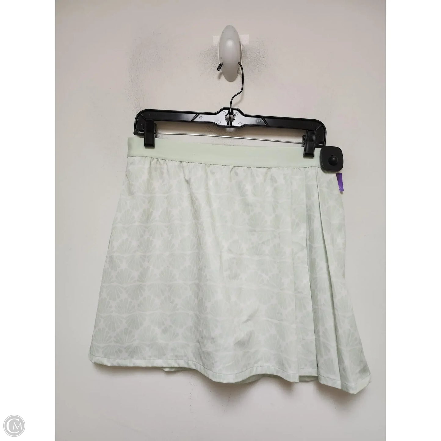 Athletic Skort By Lady Hagen In Green & White, Size: M