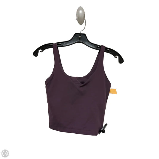 Athletic Tank Top By Lululemon In Purple, Size: 4