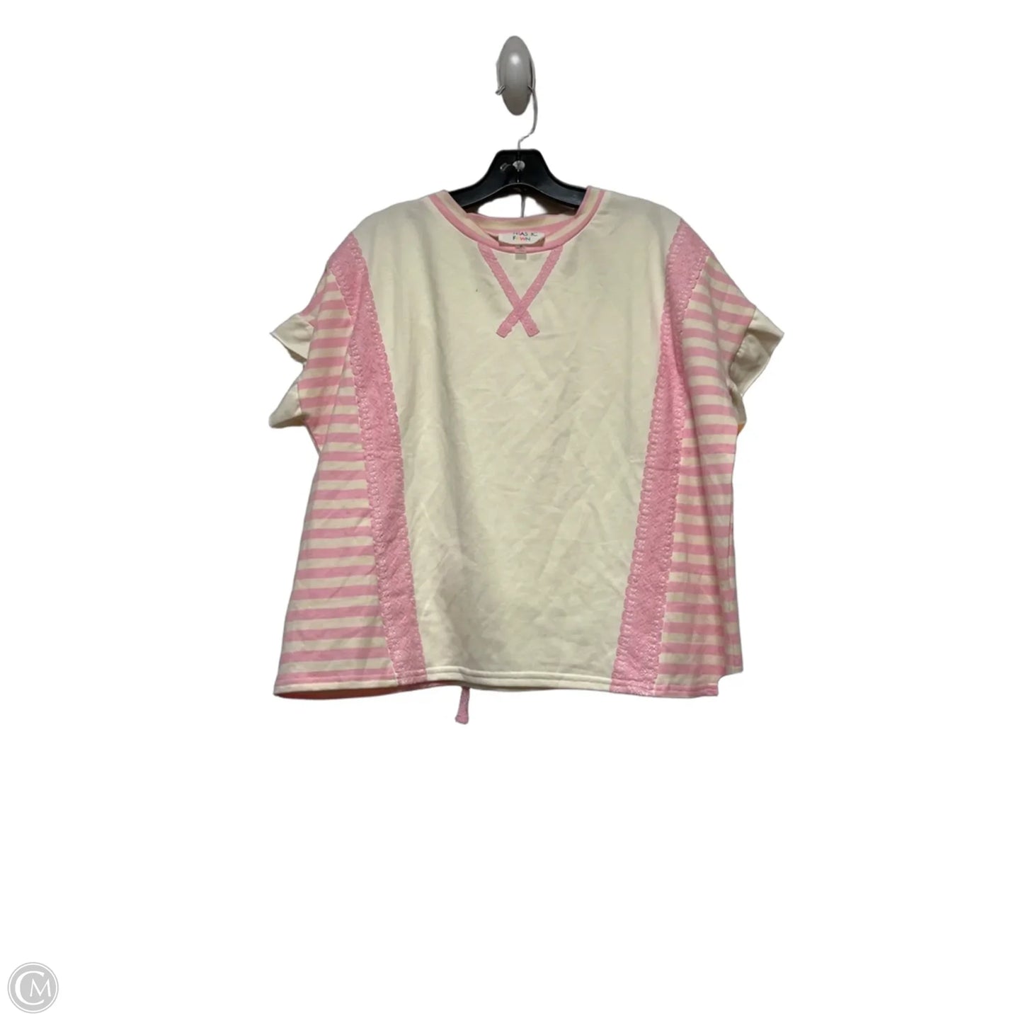 Shorts Set By Fantastic Fawn In Cream & Pink, Size: 4