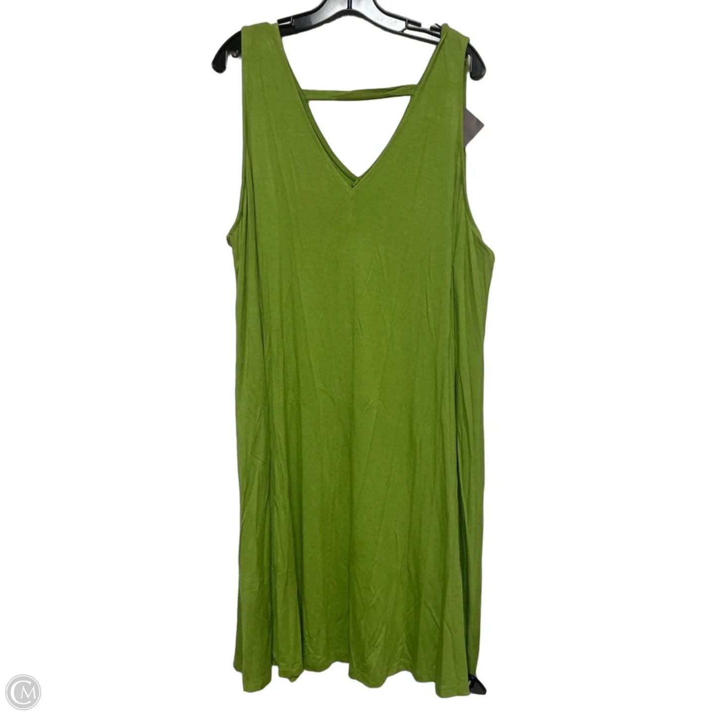 Dress Casual Midi By Ava & Viv In Green, Size: 2x