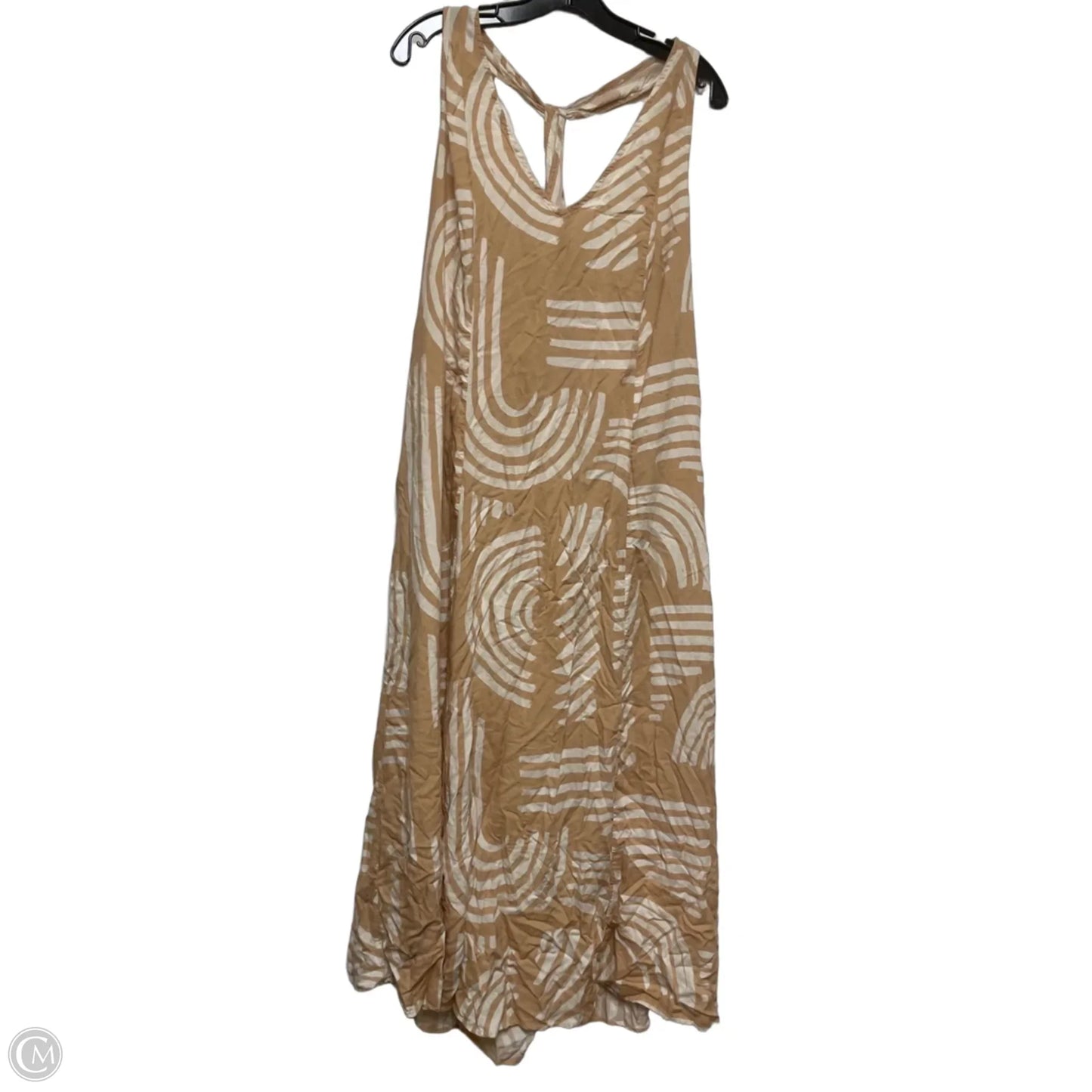 Dress Casual Maxi By Torrid In Cream & Tan, Size: Xl