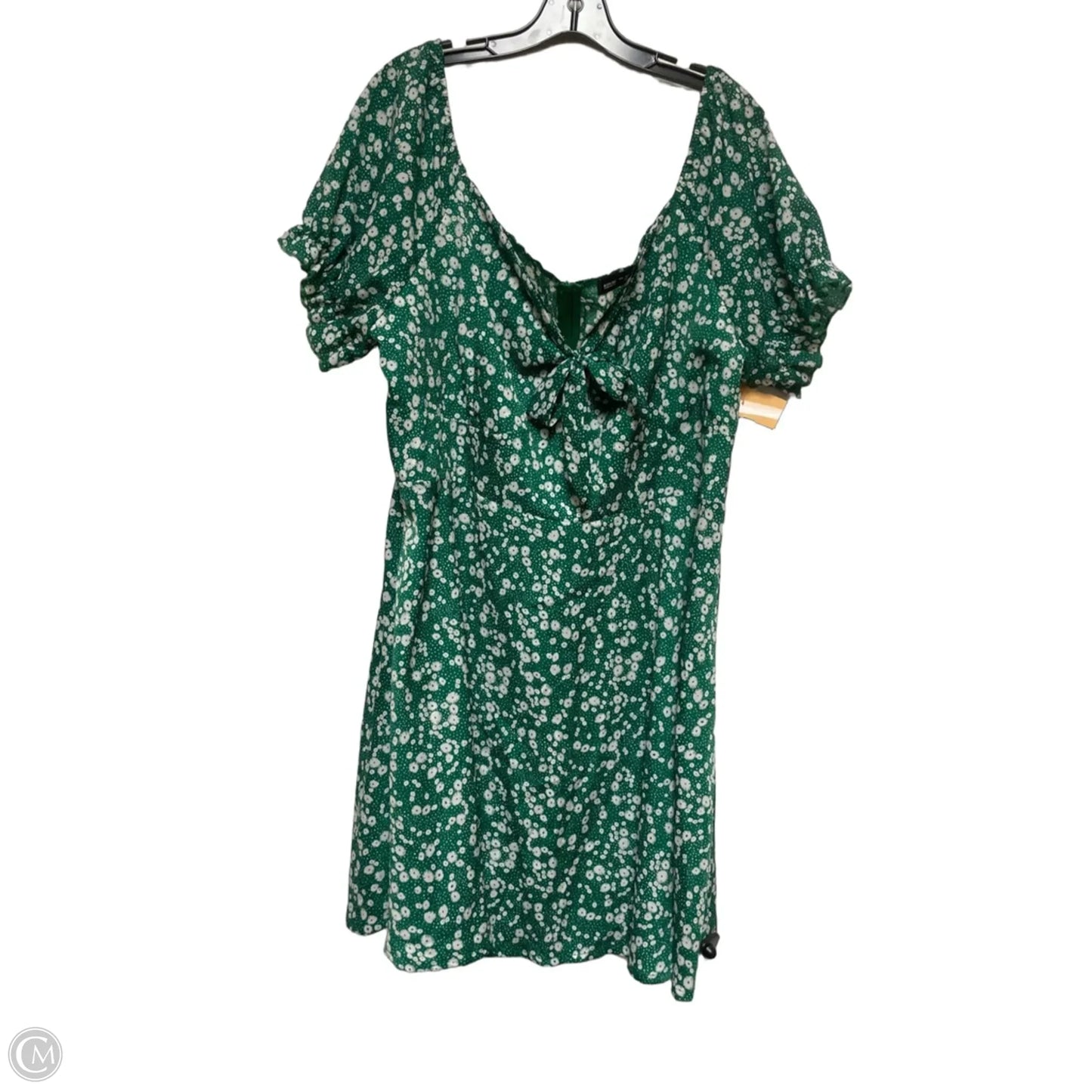Dress Casual Short By Bloomchic In Green & White, Size: 4x