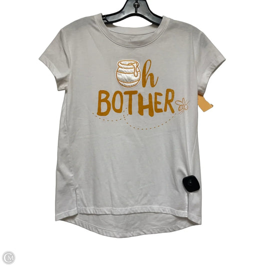 Top Short Sleeve Basic By Disney Store In White, Size: Xs