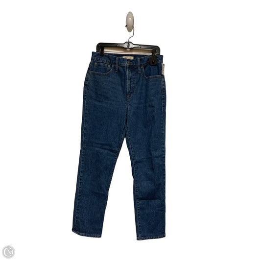 Jeans Straight By Madewell In Blue Denim, Size: 6