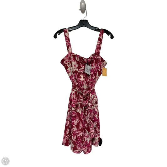 Romper By Clothes Mentor In Floral Print, Size: S