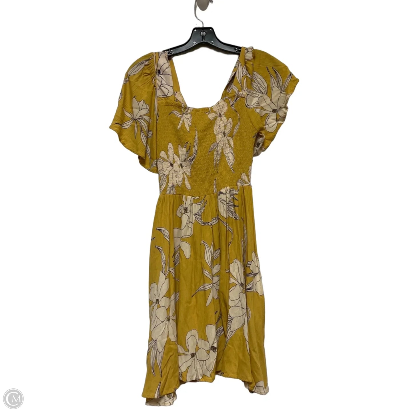 Dress Casual Short By Angie In Yellow, Size: S