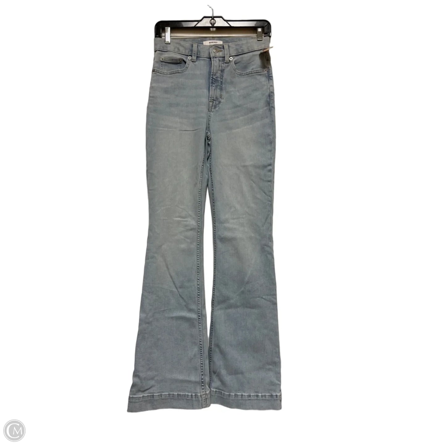 Jeans Flared By Spanx In Blue Denim, Size: 6