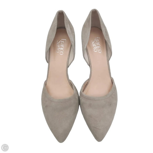 Shoes Heels Wedge By Franco Sarto In Taupe, Size: 9