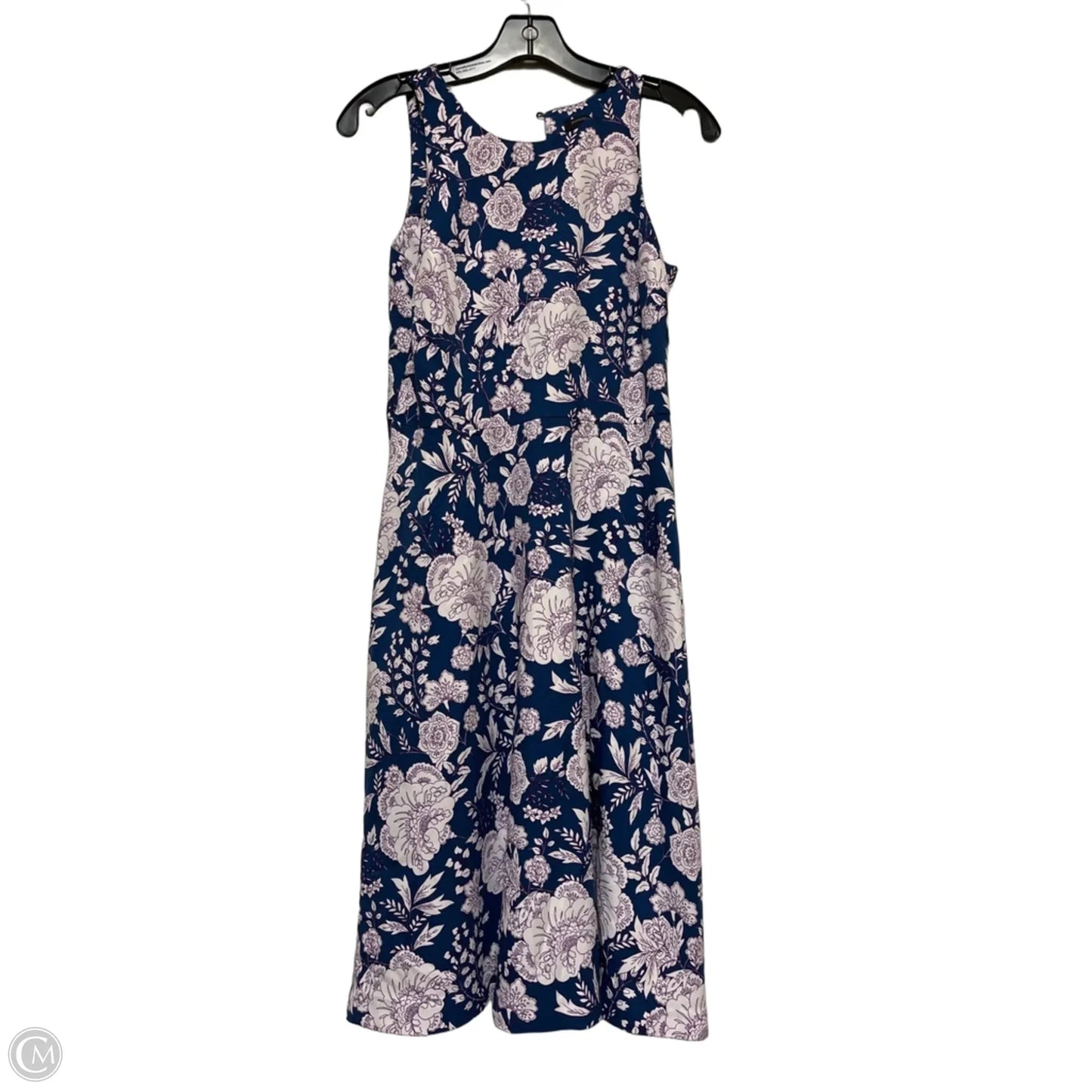 Dress Casual Midi By Banana Republic In Floral Print, Size: Xs