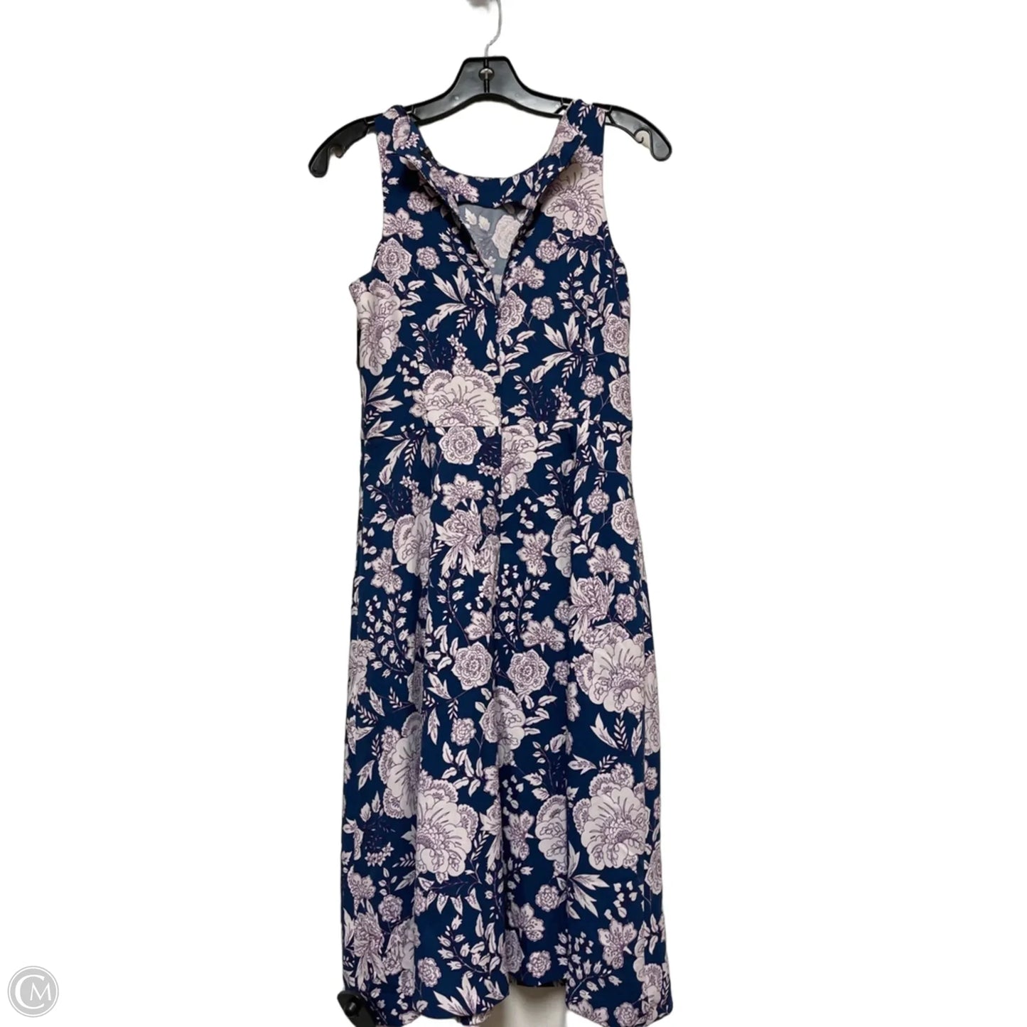 Dress Casual Midi By Banana Republic In Floral Print, Size: Xs