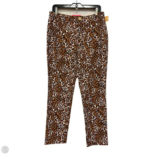 Pants Designer By Lilly Pulitzer In Animal Print, Size: 12