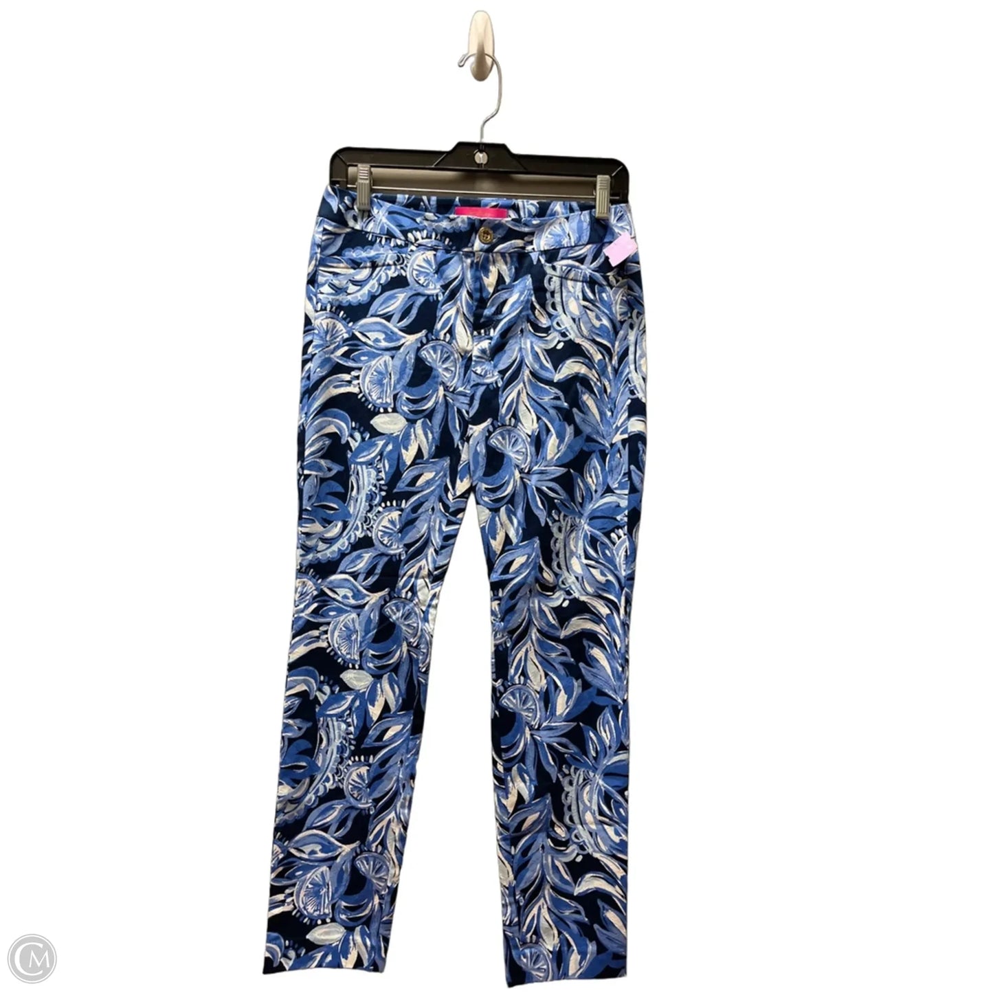 Pants Designer By Lilly Pulitzer In Blue, Size: 4