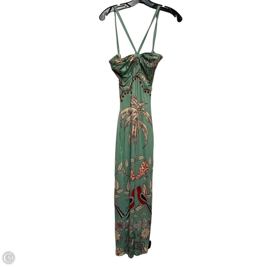 Dress Casual Midi By Shein In Green, Size: Xs
