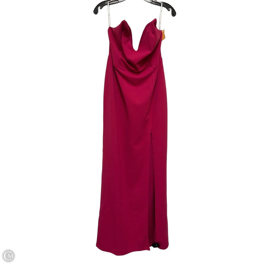 Dress Party Long By Lulus In Pink, Size: Xl