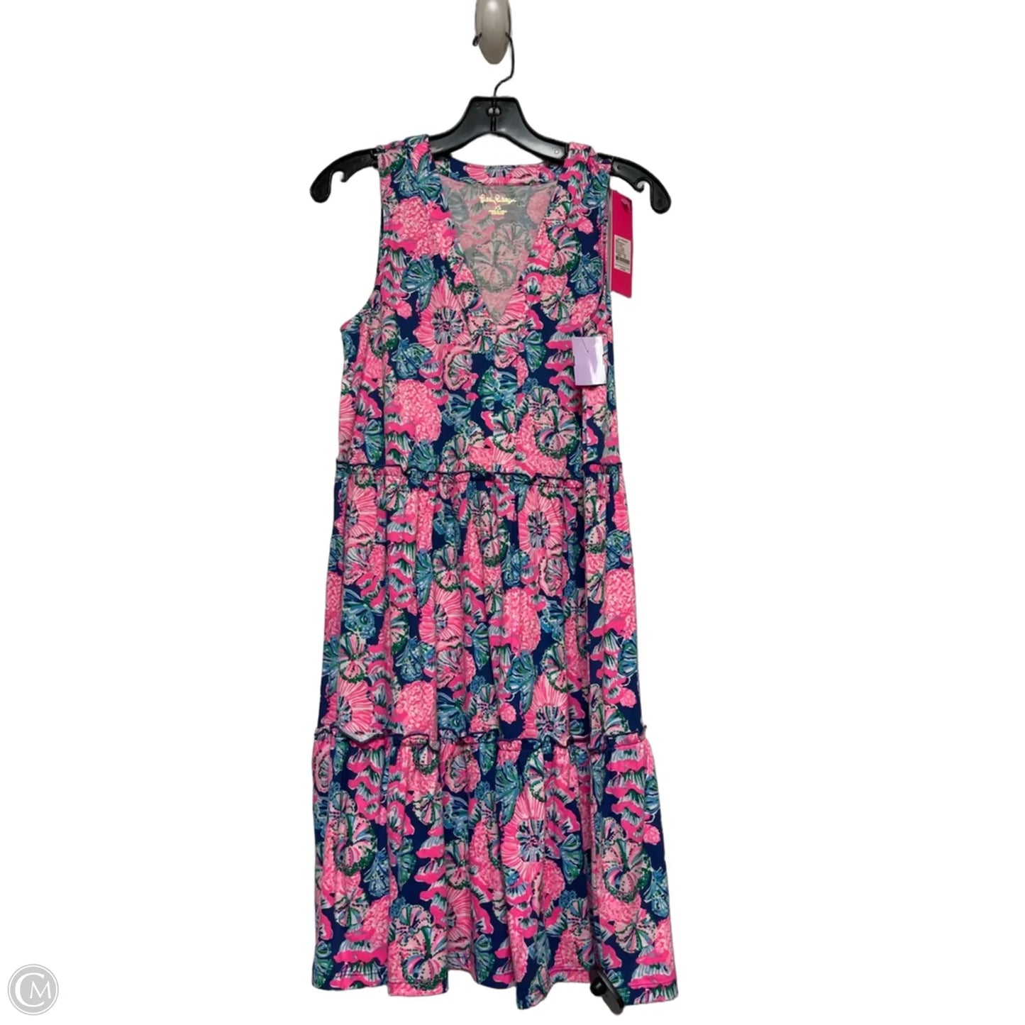 Dress Designer By Lilly Pulitzer In Blue & Pink, Size: Xs